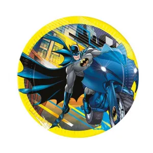 Godan Batman Einwegteller 230mm Durchmesser 8 Stück (93452)