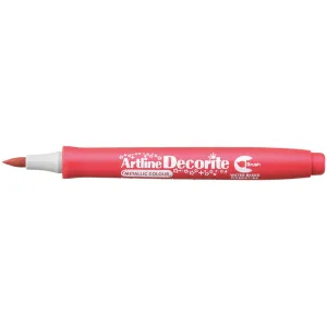 Artline Spezialmarker rot metallic decorite, rote Pinselspitze (AR-035 2 8)