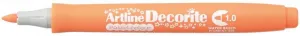 Artline decorite permanent marker, braun 1,0mm Pinselspitze (AR-033 6 2)