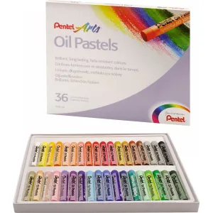 Pentel Ölpastellkreiden in 32 Farben.