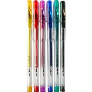 Fun&Joy Glitzer-Gelschreiber 6 Farben (FJ-MR6)
