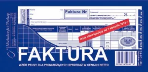 Offsetdruck Michalczyk i Prokop VAT Rechnung voll 1/3 A4,80 Blatt 1/3 A4 80k. (105-8E)