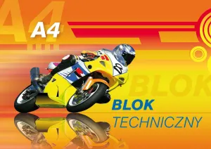 Technischer Block Kreska A4 weiß 240g 10k 210mm x 297mm