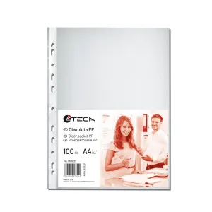 Herlitz Teca Erbsenmappen A4 Farbe: klar Typ U 45 mic. (9570227)