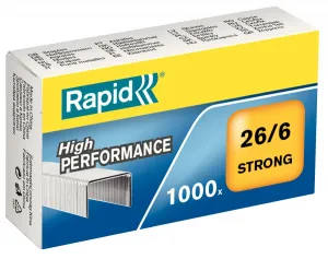 Rapid Strong 26/6 Heftklammern 26/6 1000 Stück (24861400)