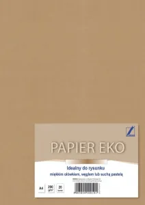 Bordürenpapier A4 braun 200g 20k