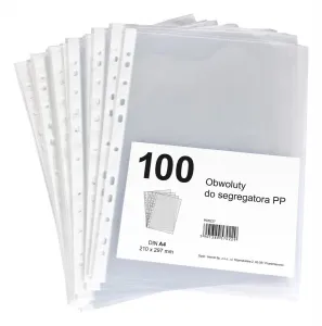 Herlitz Teca Erbsenmappen A4 Farbe: klar Typ U 45 mic. (9570227)