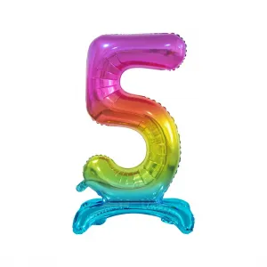 Godan Beauty&Charm Gummiballon Standnummer Regenbogen 30cal (BC-AST5)