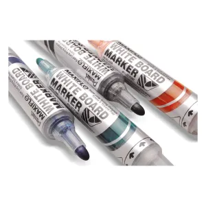 Pentel Trockenlöschmarker, schwarz, 2,0-2,5 mm, runde Spitze