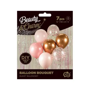Godan Gummiballon Bouquet rosa metallic 300mm 12cal (BB-RMD7)