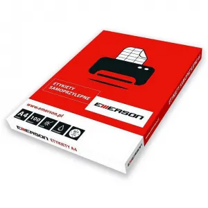 Emerson A4 selbstklebendes Etikett - weiß 70mm x 30mm (eta4070x030w)