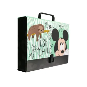 Beniamin Mickey Mouse A4 Breitrücken-Klappmappe Farbe: weiß (610271)