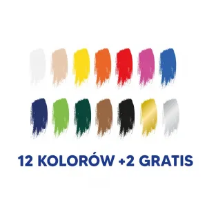 Oxford Plakatmalfarben Farbe: Mix 20ml 12 Farben. (400167100)