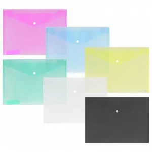 Starpak Kunststoff-Clip-Mappe A5 Farbe: mix (449980)