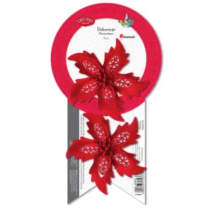Weihnachtsschmuck Titanum Craft-Fun Series Weihnachtsstern Blume (19YH022)
