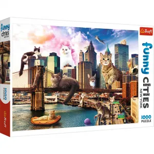 Puzzle Trefl Katzen in New York 1000 el. (10595)