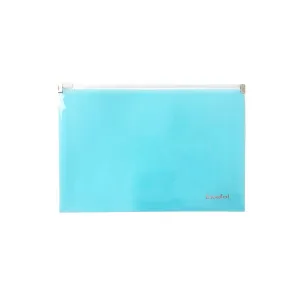 Biurfol Kunststoff-Mappe A5 mit Reißverschluss Farbe: blau (TSP-A5-02)